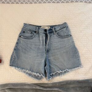 Abercrombie & Fitch Dad High Rise Jean Shorts